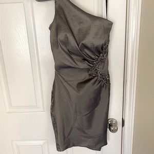 Cute one shoulder fitted dress